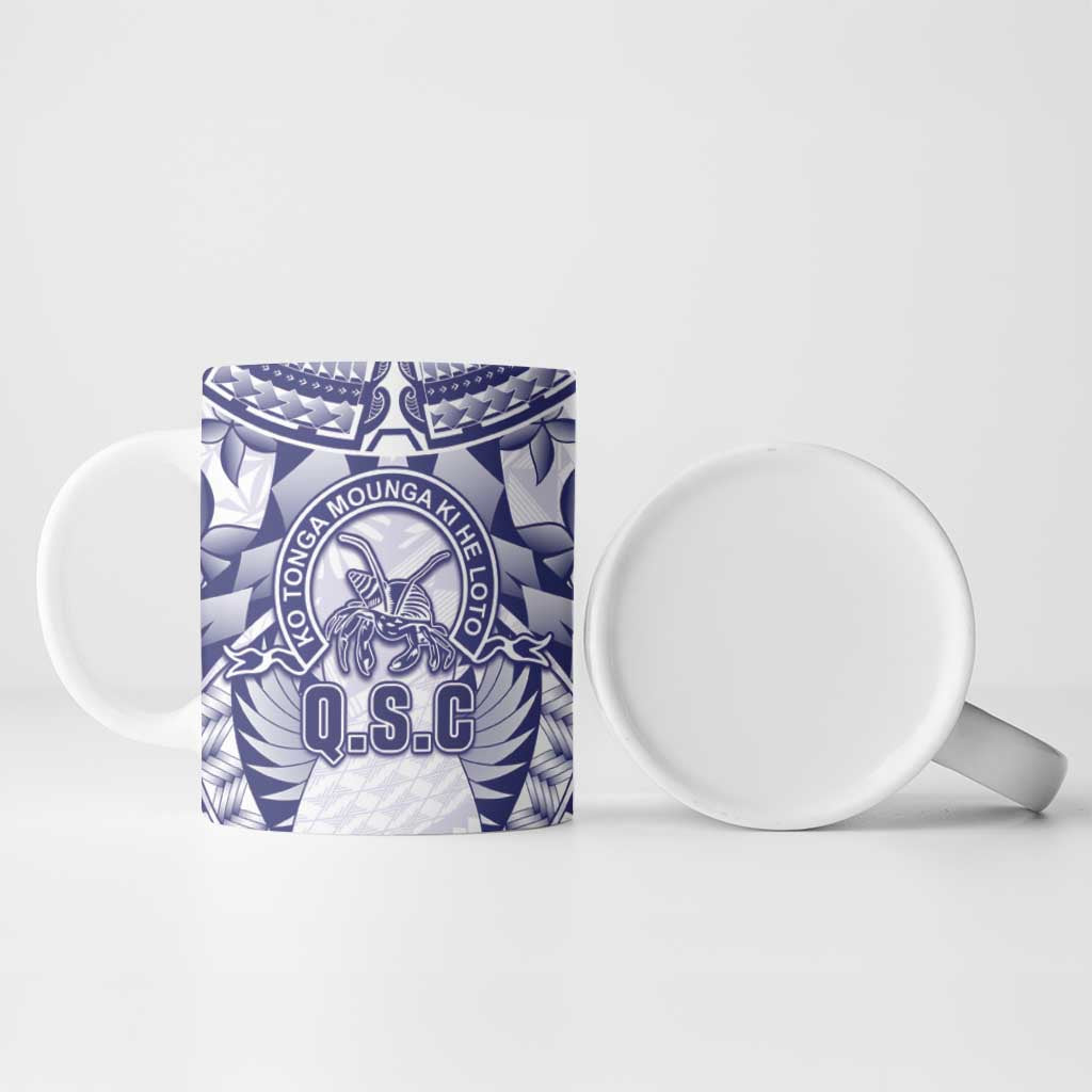 Personalised Tonga Queen Salote College Ceramic Mug Centenary White Version LT05 - Polynesian Pride