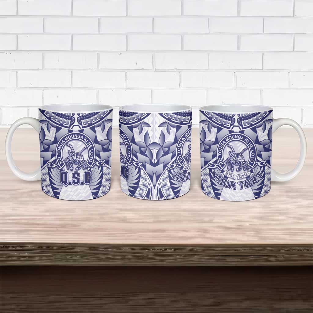 Personalised Tonga Queen Salote College Ceramic Mug Centenary White Version LT05 - Polynesian Pride
