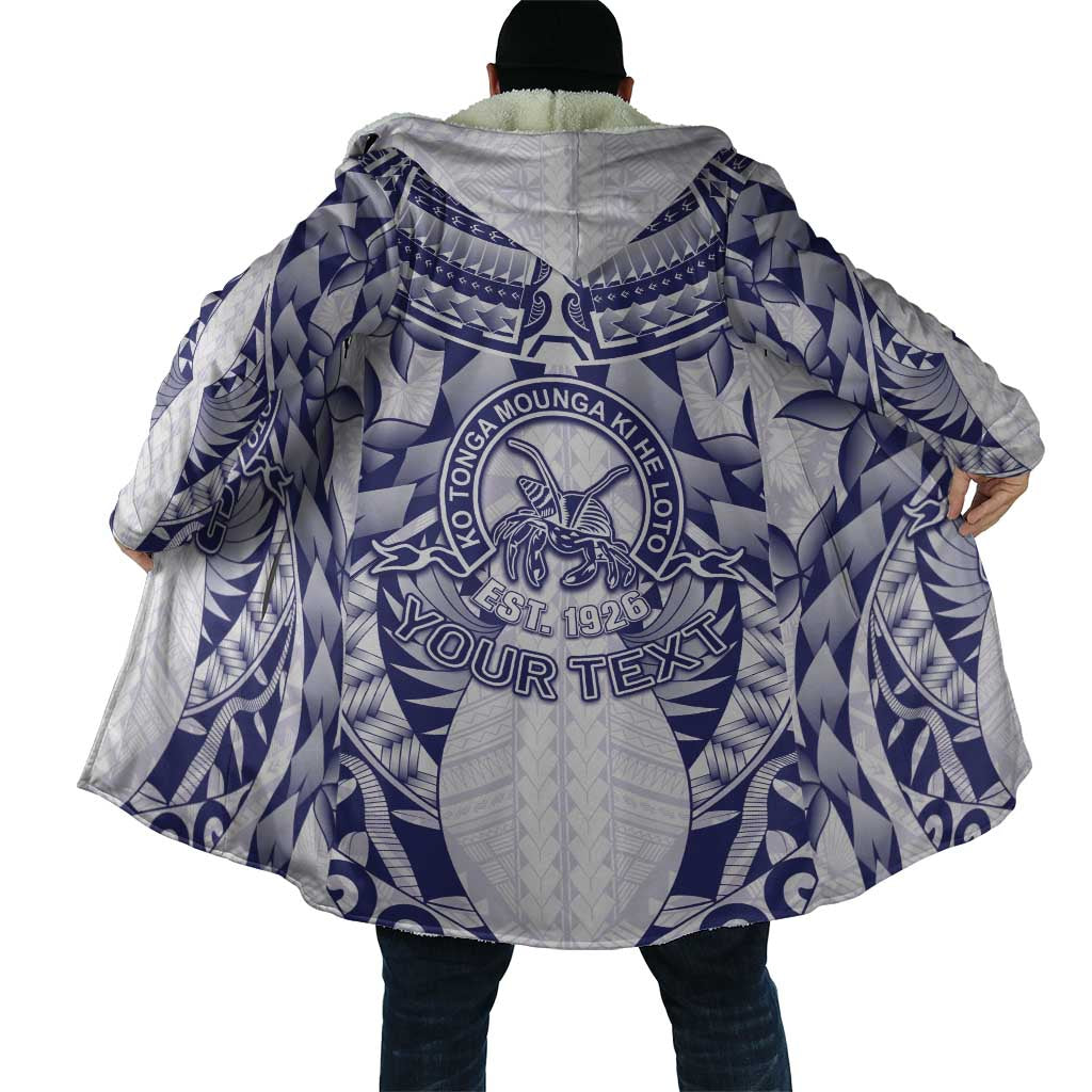 Personalised Tonga Queen Salote College Cloak Centenary White Version LT05 - Polynesian Pride