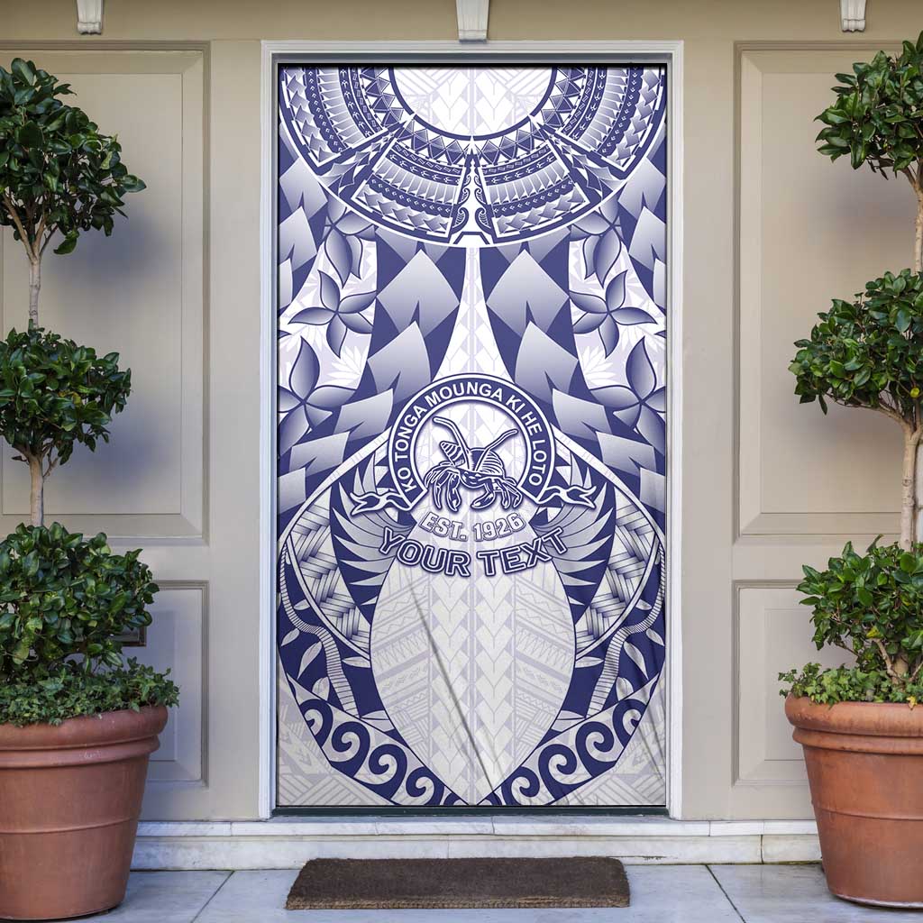 Personalised Tonga Queen Salote College Door Cover Centenary White Version LT05 White - Polynesian Pride