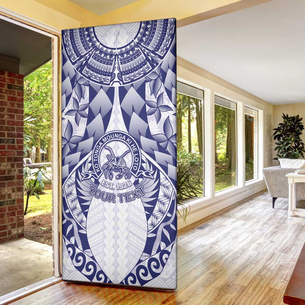 Personalised Tonga Queen Salote College Door Cover Centenary White Version LT05 - Polynesian Pride