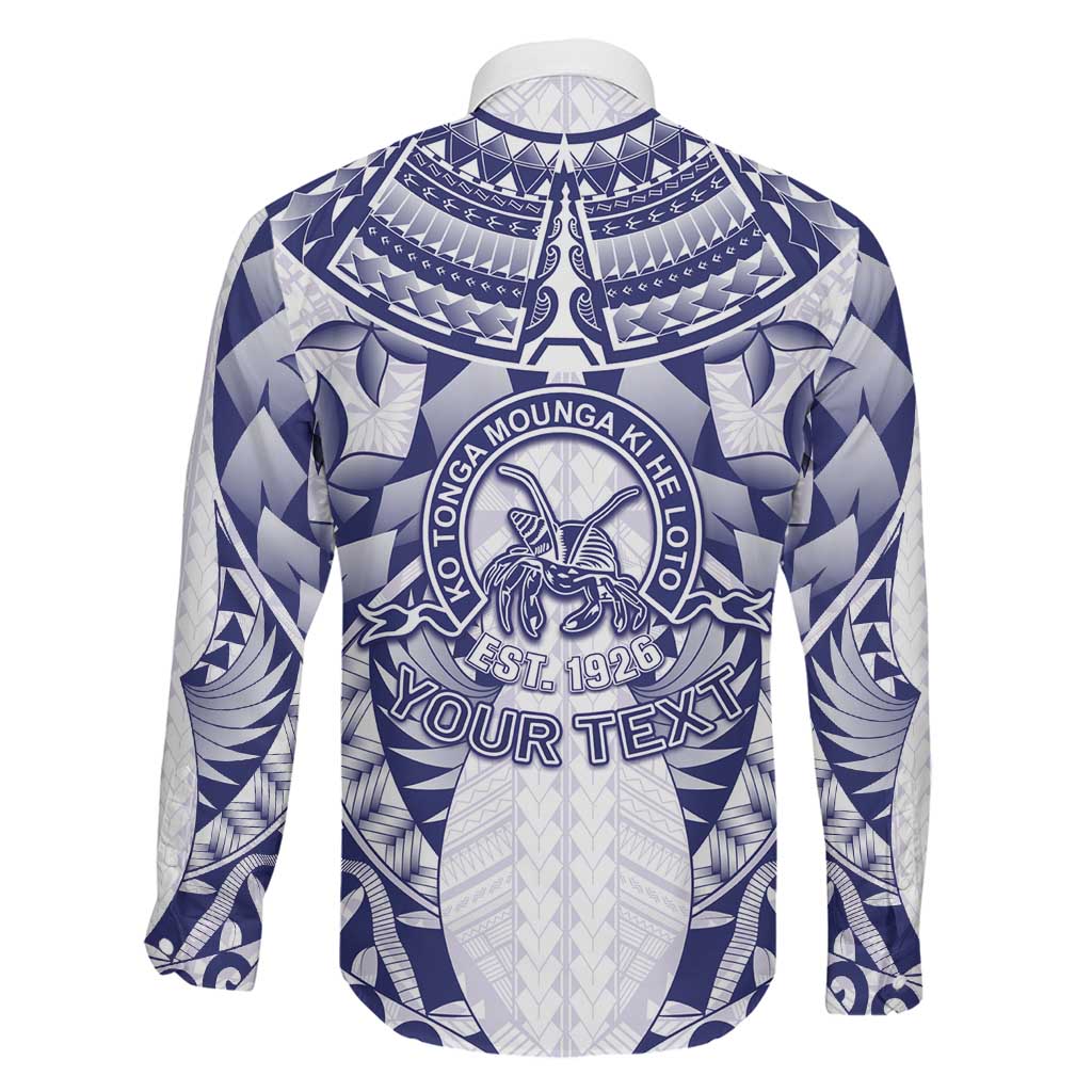 Personalised Tonga Queen Salote College Family Matching Puletasi and Hawaiian Shirt Centenary White Version LT05 - Polynesian Pride