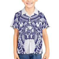 Personalised Tonga Queen Salote College Hawaiian Shirt Centenary White Version