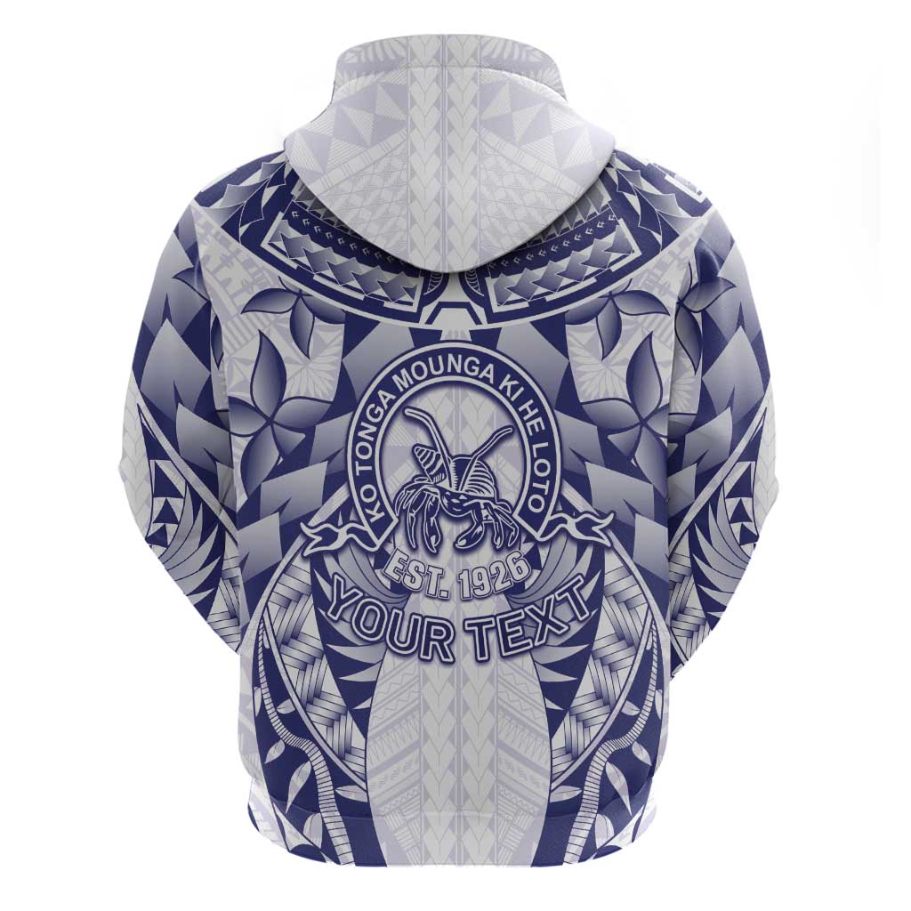 Personalised Tonga Queen Salote College Hoodie Centenary White Version LT05 - Polynesian Pride