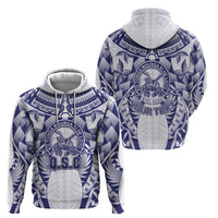Personalised Tonga Queen Salote College Hoodie Centenary White Version LT05 - Polynesian Pride