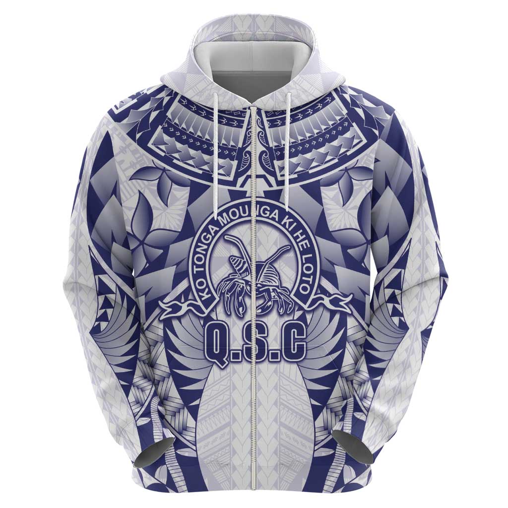 Personalised Tonga Queen Salote College Hoodie Centenary White Version LT05 - Polynesian Pride