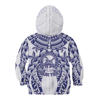 Personalised Tonga Queen Salote College Kid Hoodie Centenary White Version LT05 - Polynesian Pride