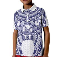 Personalised Tonga Queen Salote College Kid Polo Shirt Centenary White Version LT05 Kid White - Polynesian Pride