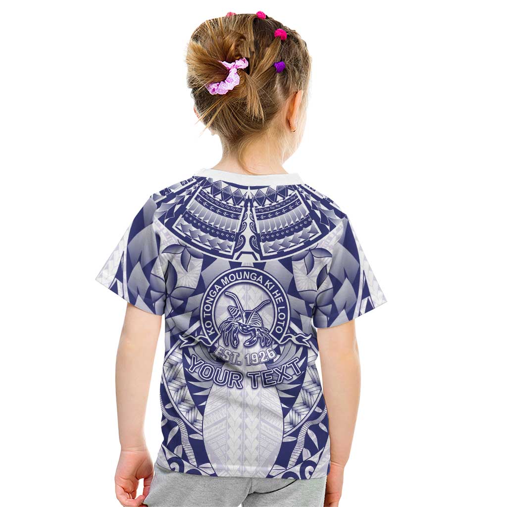 Personalised Tonga Queen Salote College Kid T Shirt Centenary White Version LT05 - Polynesian Pride