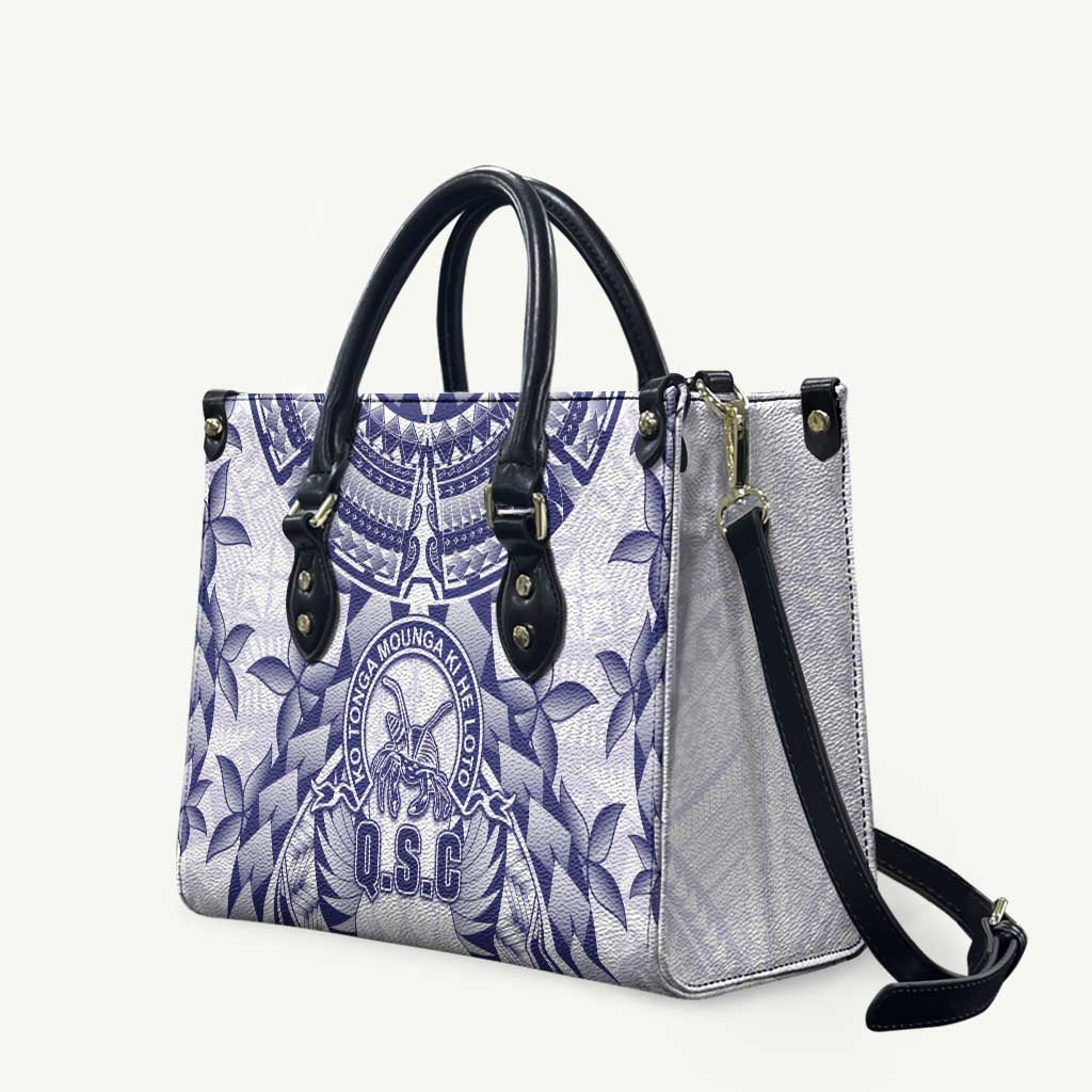 Tonga Queen Salote College Leather Bag Centenary White Version LT05 White - Polynesian Pride