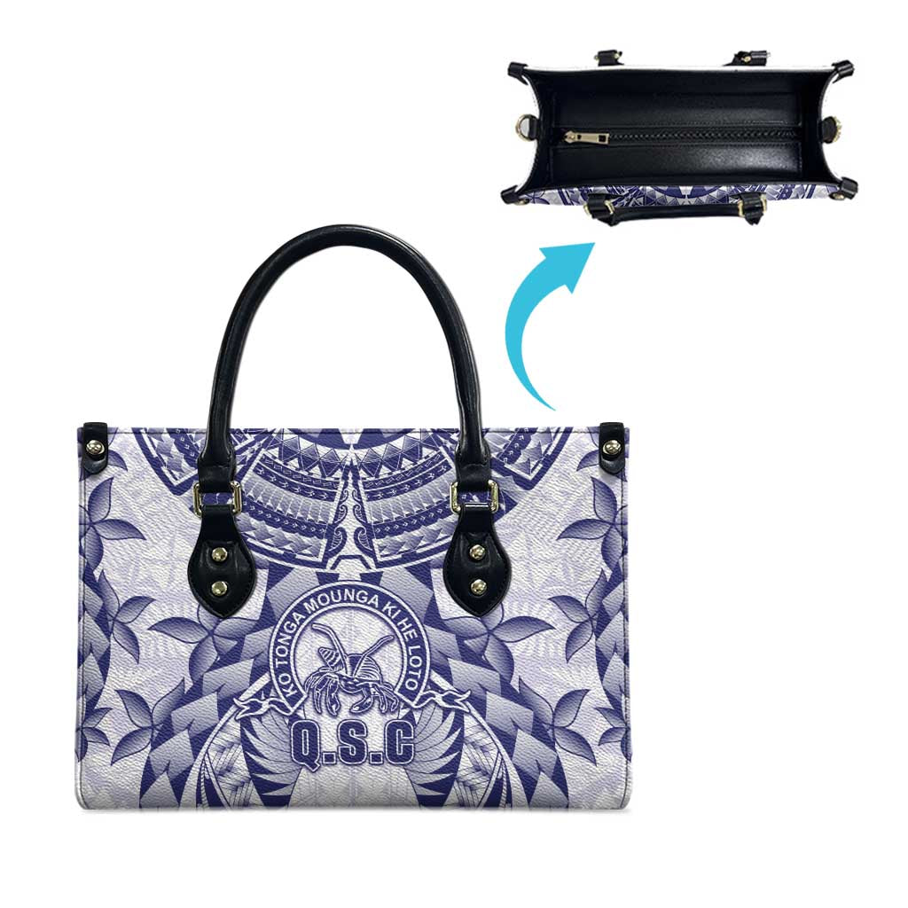 Tonga Queen Salote College Leather Bag Centenary White Version LT05 - Polynesian Pride