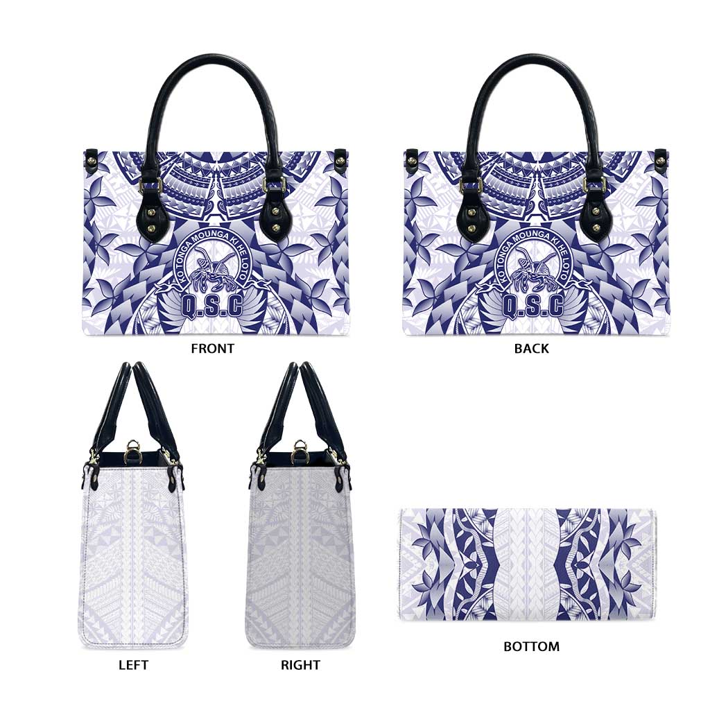 Tonga Queen Salote College Leather Bag Centenary White Version LT05 - Polynesian Pride