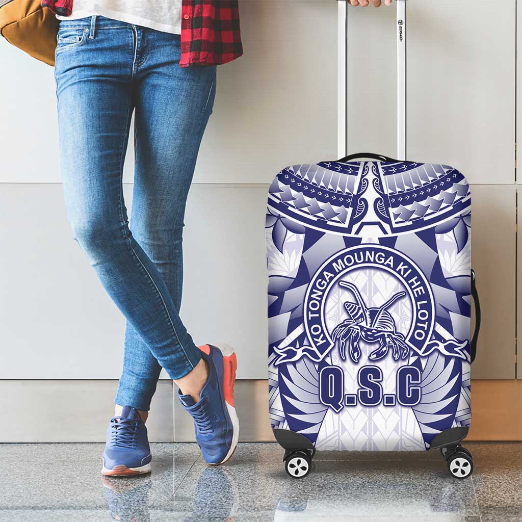 Tonga Queen Salote College Luggage Cover Centenary White Version LT05 - Polynesian Pride