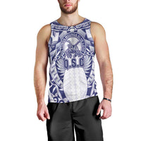 Personalised Tonga Queen Salote College Men Tank Top Centenary White Version