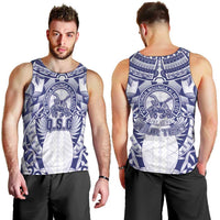 Personalised Tonga Queen Salote College Men Tank Top Centenary White Version