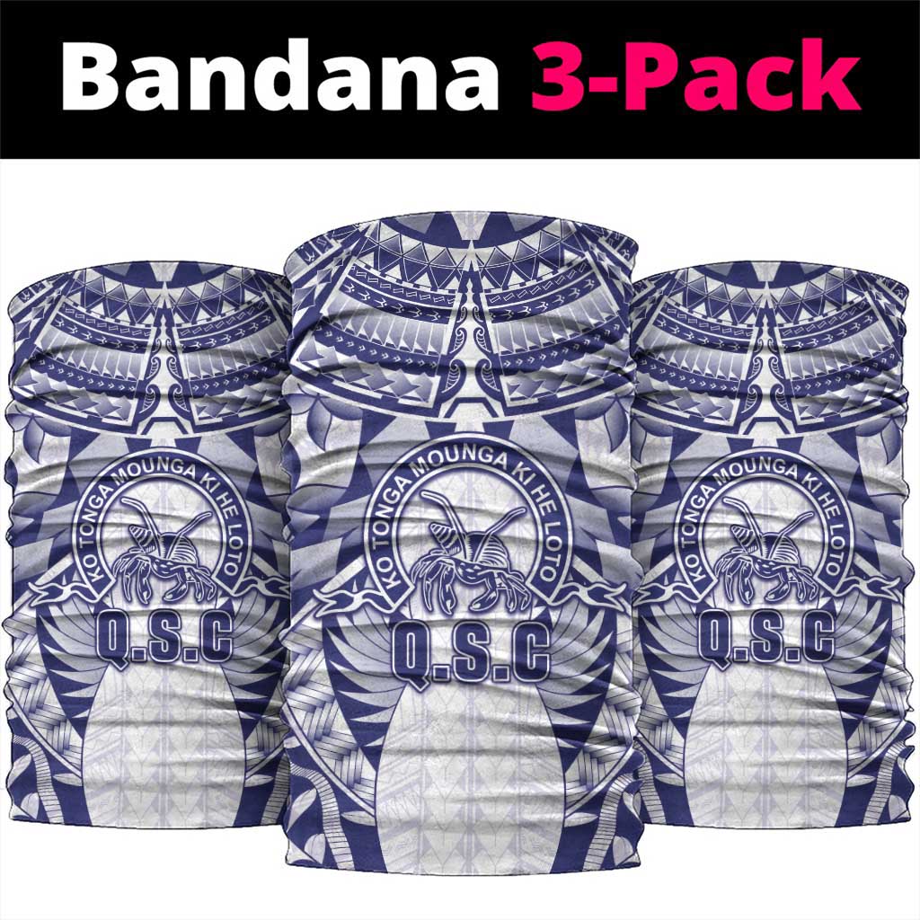Tonga Queen Salote College Neck Gaiter Centenary White Version LT05 package One Size: 25*50cm White - Polynesian Pride