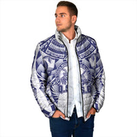 Personalised Tonga Queen Salote College Padded Jacket Centenary White Version LT05 - Polynesian Pride