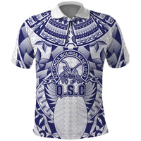 Personalised Tonga Queen Salote College Polo Shirt Centenary White Version LT05 White - Polynesian Pride