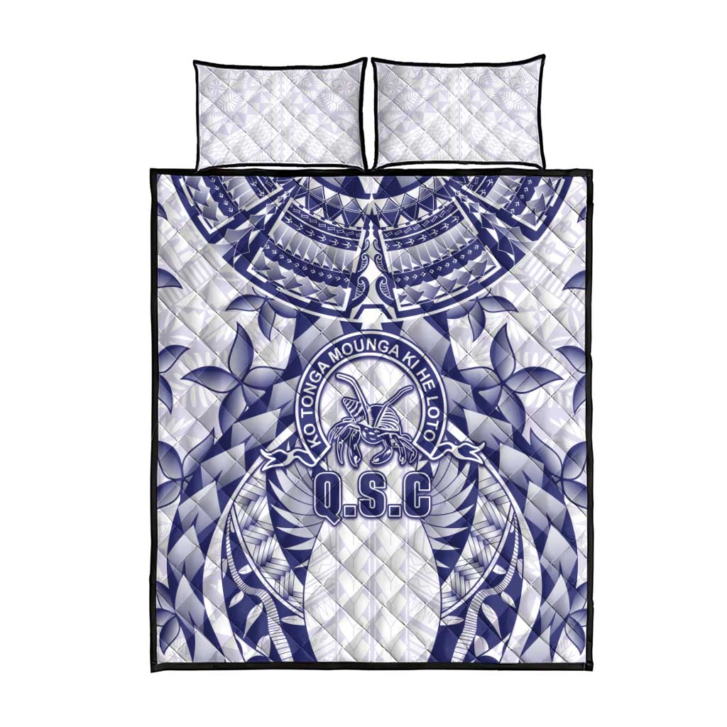 Tonga Queen Salote College Quilt Bed Set Centenary White Version LT05 - Polynesian Pride