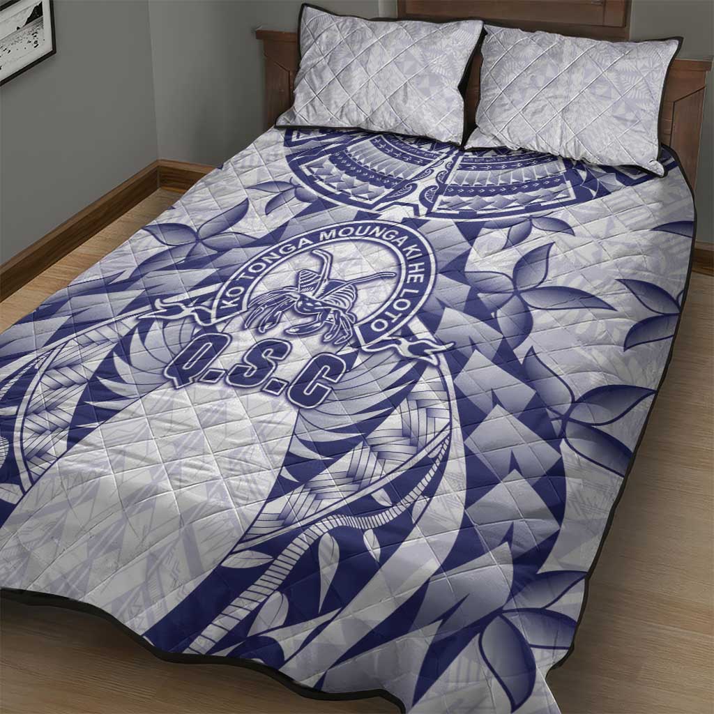 Tonga Queen Salote College Quilt Bed Set Centenary White Version LT05 - Polynesian Pride