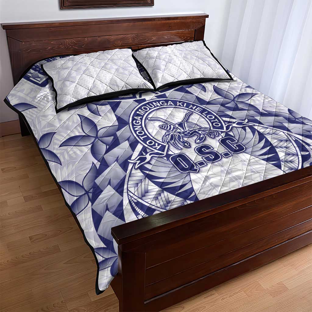 Tonga Queen Salote College Quilt Bed Set Centenary White Version LT05 - Polynesian Pride