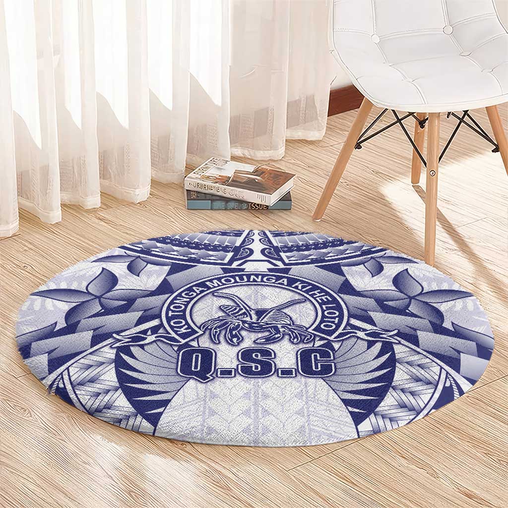 Tonga Queen Salote College Round Carpet Centenary White Version LT05 - Polynesian Pride