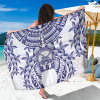 Tonga Queen Salote College Sarong Centenary White Version LT05 One Size 44 x 66 inches White - Polynesian Pride