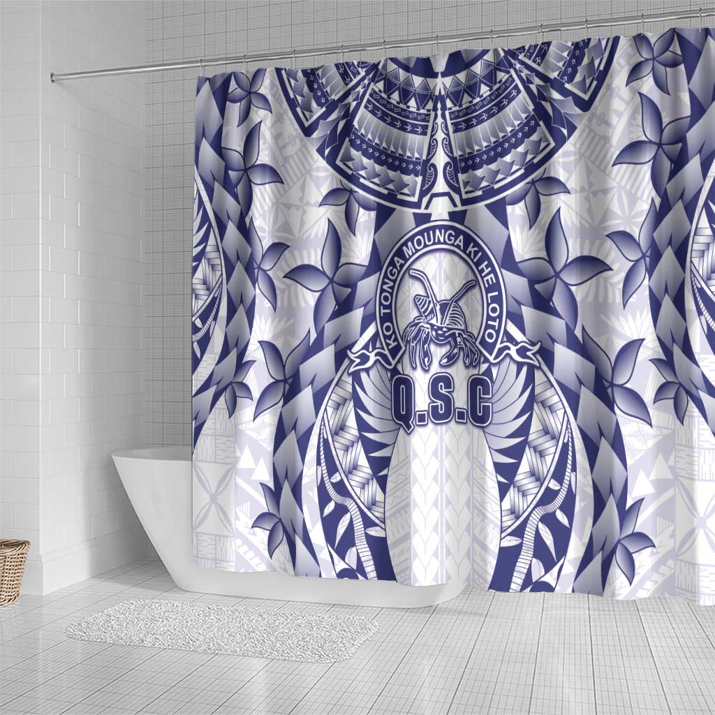 Tonga Queen Salote College Shower Curtain Centenary White Version LT05 - Polynesian Pride