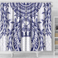 Tonga Queen Salote College Shower Curtain Centenary White Version LT05 - Polynesian Pride