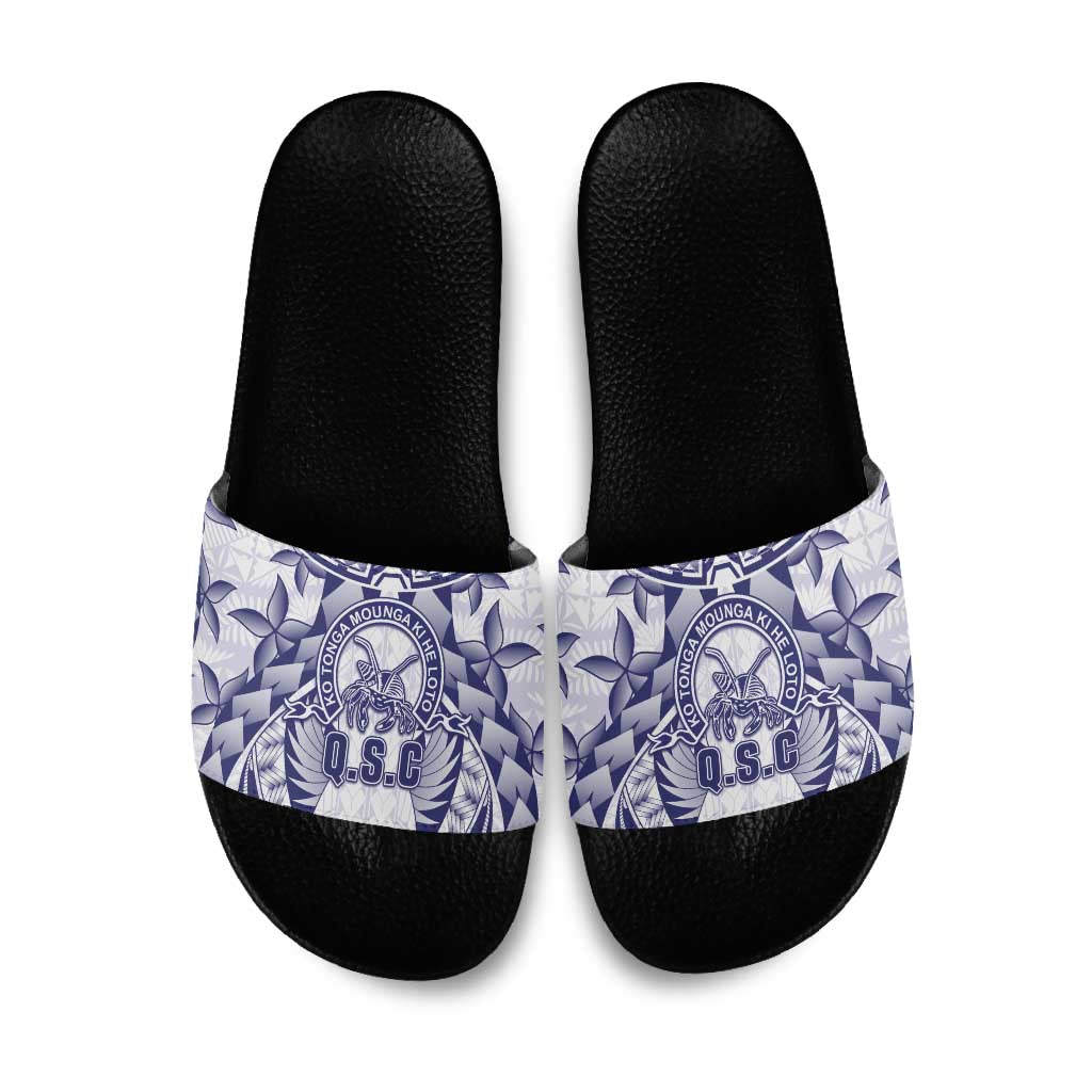 Tonga Queen Salote College Slide Sandals Centenary White Version LT05 White - Polynesian Pride