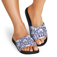 Tonga Queen Salote College Slide Sandals Centenary White Version LT05 - Polynesian Pride