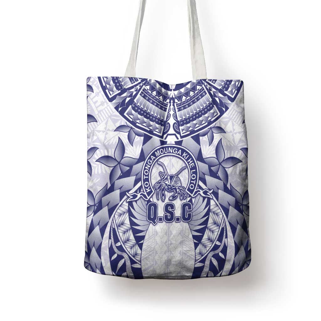 Tonga Queen Salote College Tote Bag Centenary White Version LT05 - Polynesian Pride