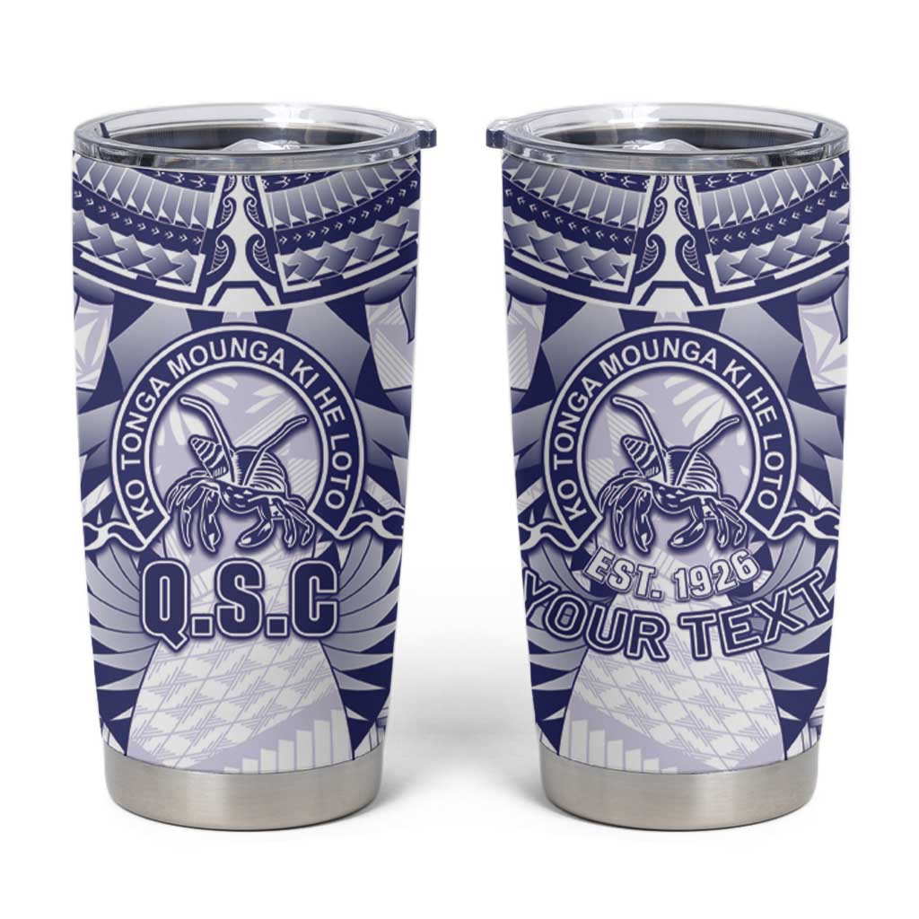 Personalised Tonga Queen Salote College Tumbler Cup Centenary White Version LT05 White - Polynesian Pride