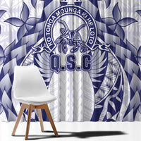 Tonga Queen Salote College Window Curtain Centenary White Version LT05 - Polynesian Pride