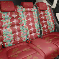 Hawaii Ohia Lehua Back Car Seat Cover Tropical Vibes Crimson