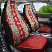 Hawaii Ohia Lehua Car Seat Cover Tropical Vibes Crimson LT05 - Polynesian Pride