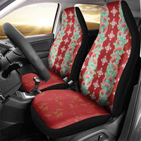 Hawaii Ohia Lehua Car Seat Cover Tropical Vibes Crimson LT05 - Polynesian Pride