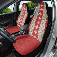 Hawaii Ohia Lehua Car Seat Cover Tropical Vibes Crimson LT05 - Polynesian Pride