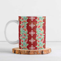 Hawaii Ohia Lehua Ceramic Mug Tropical Vibes Crimson LT05 Crimson - Polynesian Pride