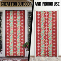Hawaii Ohia Lehua Door Cover Tropical Vibes Crimson LT05 - Polynesian Pride