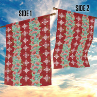 Hawaii Ohia Lehua Garden Flag Tropical Vibes Crimson LT05 - Polynesian Pride
