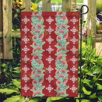 Hawaii Ohia Lehua Garden Flag Tropical Vibes Crimson LT05 Garden Flag Crimson - Polynesian Pride