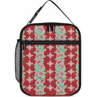 Hawaii Ohia Lehua Lunch Bag Tropical Vibes Crimson LT05 10.2 × 8.3 × 4.3 inch Crimson - Polynesian Pride