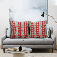 Hawaii Ohia Lehua Pillow Cover Tropical Vibes Crimson LT05 - Polynesian Pride