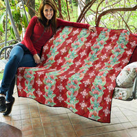 Hawaii Ohia Lehua Quilt Tropical Vibes Crimson LT05 - Polynesian Pride