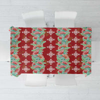 Hawaii Ohia Lehua Tablecloth Tropical Vibes Crimson LT05 Crimson - Polynesian Pride