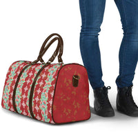 Hawaii Ohia Lehua Travel Bag Tropical Vibes Crimson LT05 - Polynesian Pride