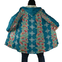 Hawaii Ohia Lehua Cloak Tropical Vibes Teal LT05 - Polynesian Pride