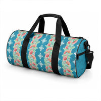Hawaii Ohia Lehua Duffle Bag Tropical Vibes Teal LT05 - Polynesian Pride