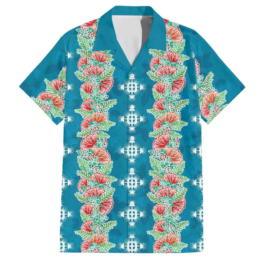 Hawaii Ohia Lehua Hawaiian Shirt Tropical Vibes Teal